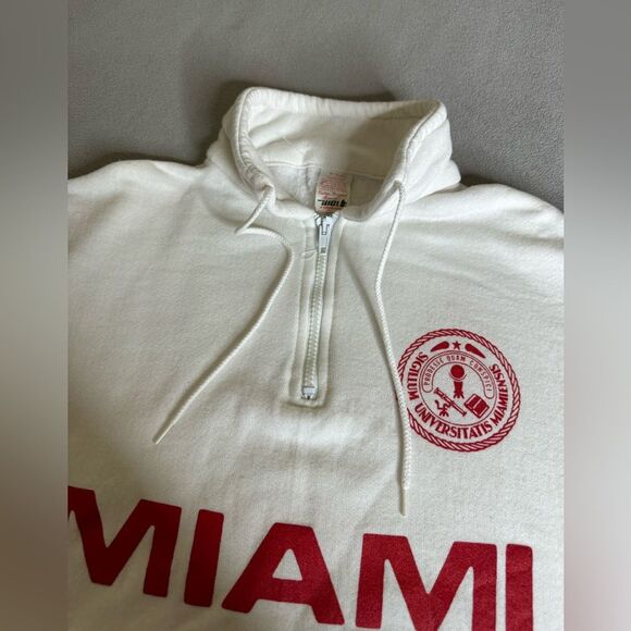 Vintage Miami sigillum universitatis miamiensis Sweatshirt Size M Made in Usa - Picture 10 of 16